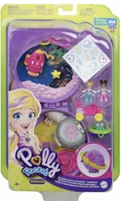 Polly Pocket Saturn Space Explorer Compact, 2 Micro Dolls & Accessories NEW