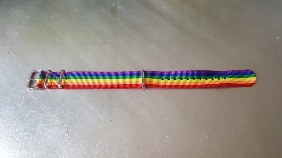 Rainbow Armband Pride Regenbogen Uhrenarmband - Bild 3 von 3