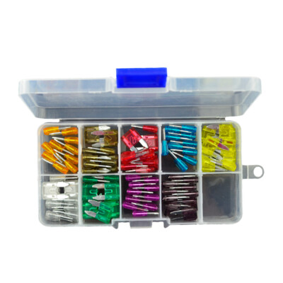 90Pcs Mixed Mini Fuse for Car Auto APM ATM 5A 7.5A 10A 15A 20A 25A 30A 35A 40A  