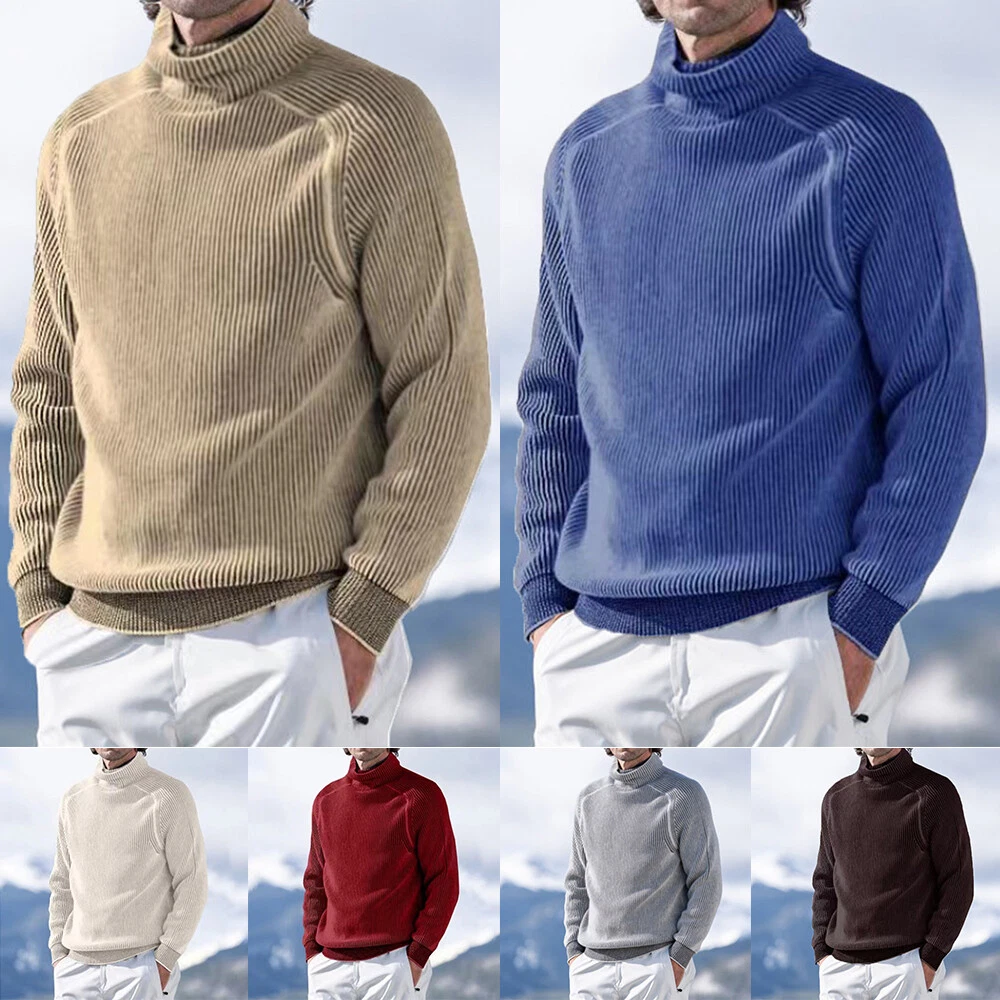 High neck sweatshirt mens cheap