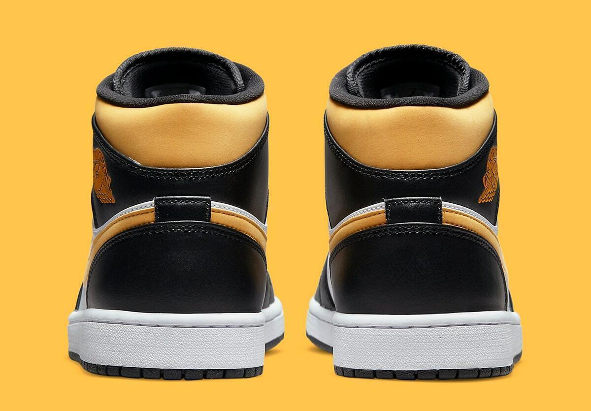 Nike Air Jordan 1 Retro Mid White Pollen Black 554724-177 Nike Air Jordan 1 Retro Mid White Pollen Black 554724-177