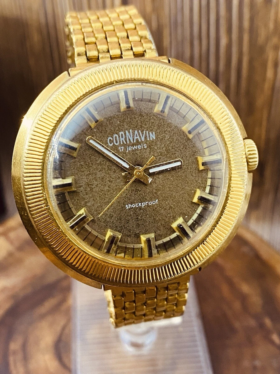 Gold Plated Case 17 Jewels Cornavin Wristwatches for sale | eBay