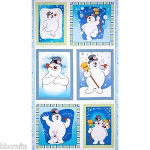 images Frosty The Snowman Fabric Panel clp