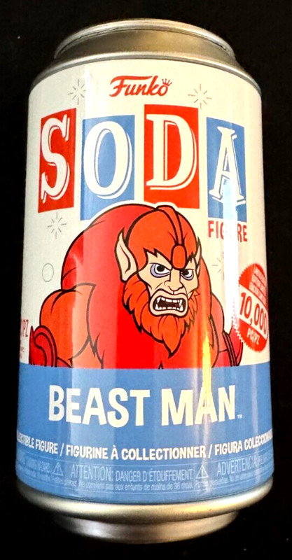 Funko Soda Beast Man Masters of the Universe Vinyl Figure 1/8,400