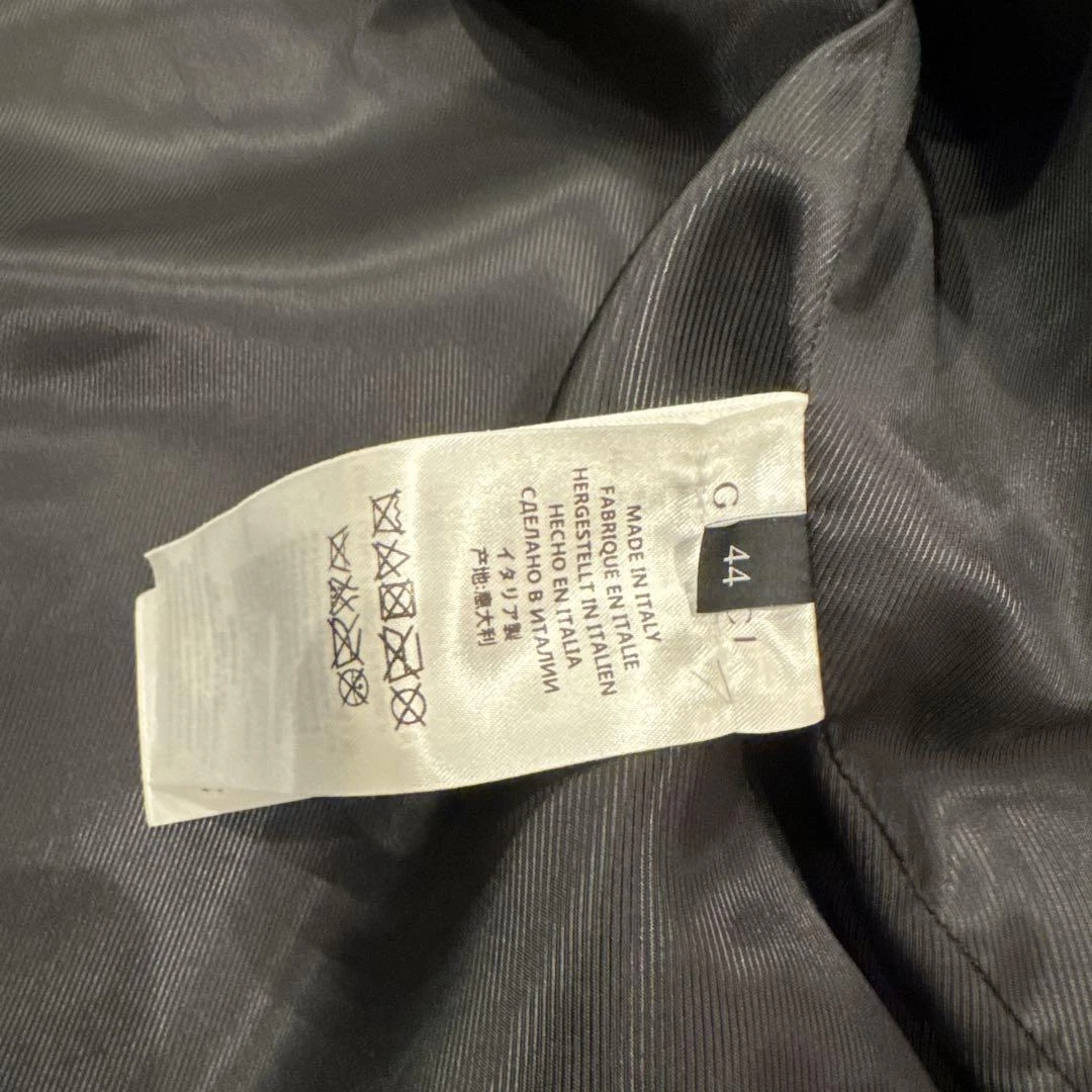 Gucci cappotto nero con cappuccio