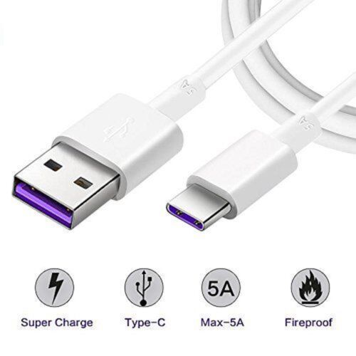 SUPER FAST 5A TYPE C CHARGING CABLE FOR Nokia 5.1 Plus,6.1 Plus,7.1 Plus - Picture 1 of 5