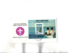 Turks & Caicos Islands Sc#743 Souvenir Sheet FDC