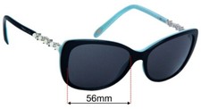 SFx Replacement Sunglass Lenses fits Tiffany  Co TF 4103-HB - 56mm Wide