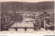 AJHP7-88-0547 - EPINAL - les ponts sur la moselle vus en ballon