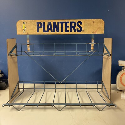 1970s PLANTERS Mr.ピーナッツディスプレイラックビンテージ