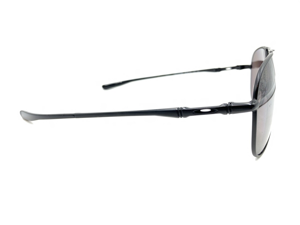 Oakley Elmont M OO4119-0558 Black Aviator Sunglasses Purple Lens