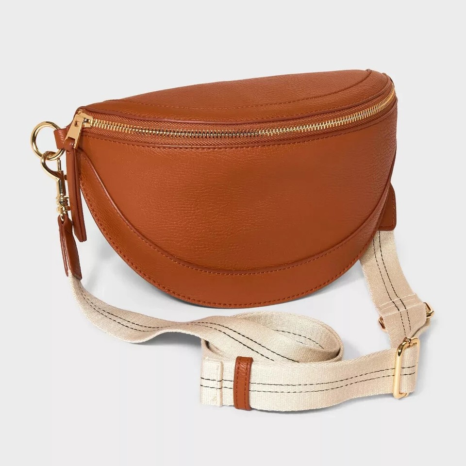 Universal Thread Crossbody Belt Handbag Brown eBay