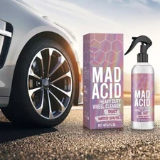 Mad Acid- Glass Cleaner, Heavy-Duty Wheel Cleaner, Water Spot Remover for Cars