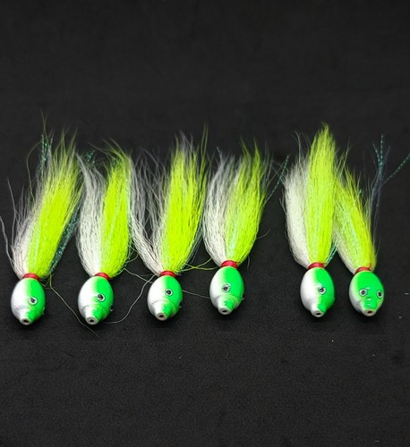 Fishing Teaser Floating Bucktail Terminal Tackle Hi Lo 6 Pack Flies Rig Your Own - Picture 8 of 18