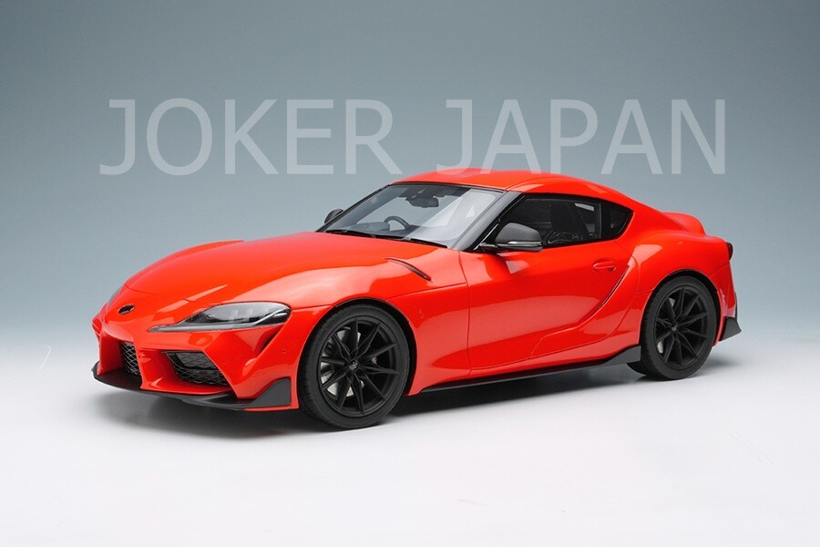 GR Supra ミニカー レッド 1/18 1/18 Toyota Supra GR Heritage Edition Red Resin Model Car by