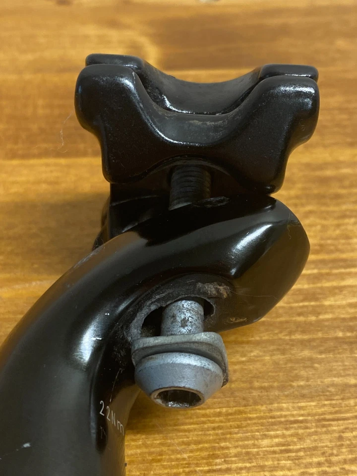 Tija de sillín vintage UNO 27,2 mm 350 mm MTB carretera negra Foto 3 de 4