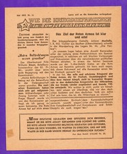 1942s RUSSIA GERMANY PROPAGANDA VINTAGE LEAFLET 479