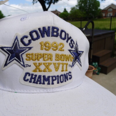 1992 Dallas Cowboys Super Bowl XXVII Champions NFL Hat VTG 27 RARE