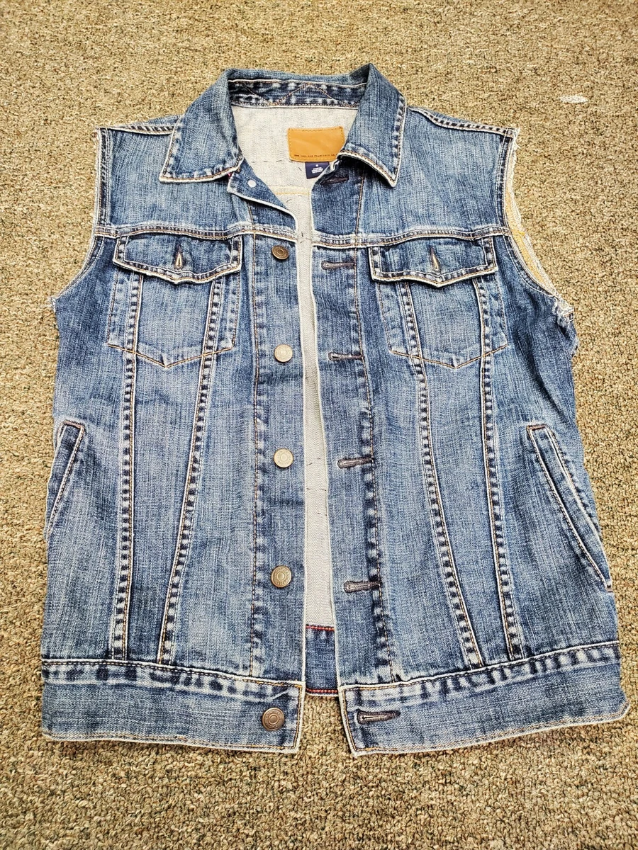 Gap denim store vest women