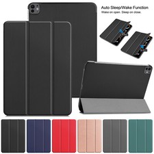 US For New iPad Pro 11" 13" M4 2024 Slim Magnetic Leather Smart Cover Stand Case