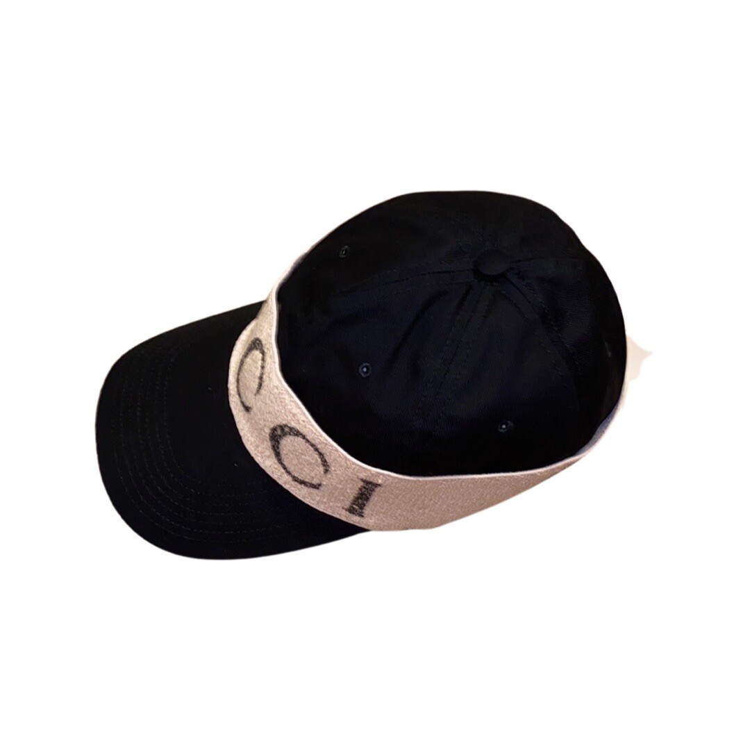 Gucci Black Logo Linen Baseball Cap Size Medium Gucci - GG baseball cap black - The Corner main image 4