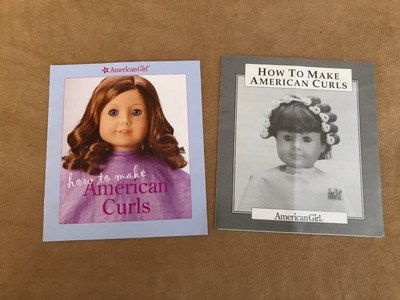 Hair Care How To Make Curls Pamphlet Booklet Pleasant Company