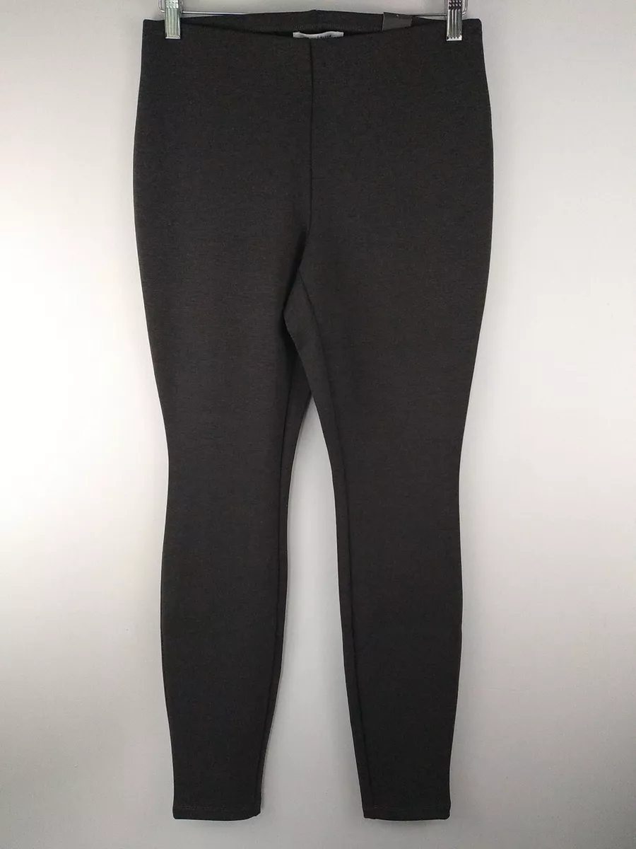 NEW White House | Black Market Ponte Pants S Womens High Rise Leggings Gray