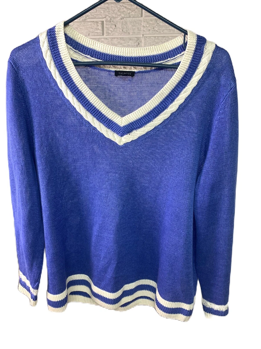 Talbots linen hotsell sweater