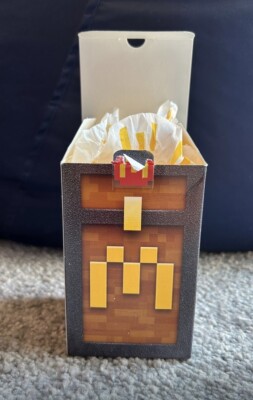 McDonalds Minecraft Sodatrank Sammlerstück mit neuem Skincode