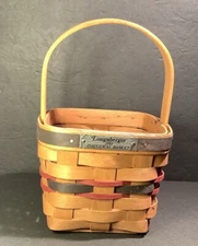 Longaberger 1993 Inaugural Basket (Clinton) Signed Dated