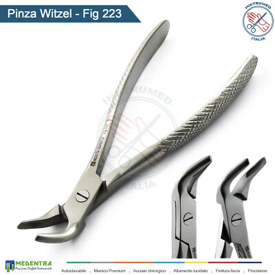MEDENTRA Pinza per denti Witzel dentale estrazione della radice inferiore chirurgica #223