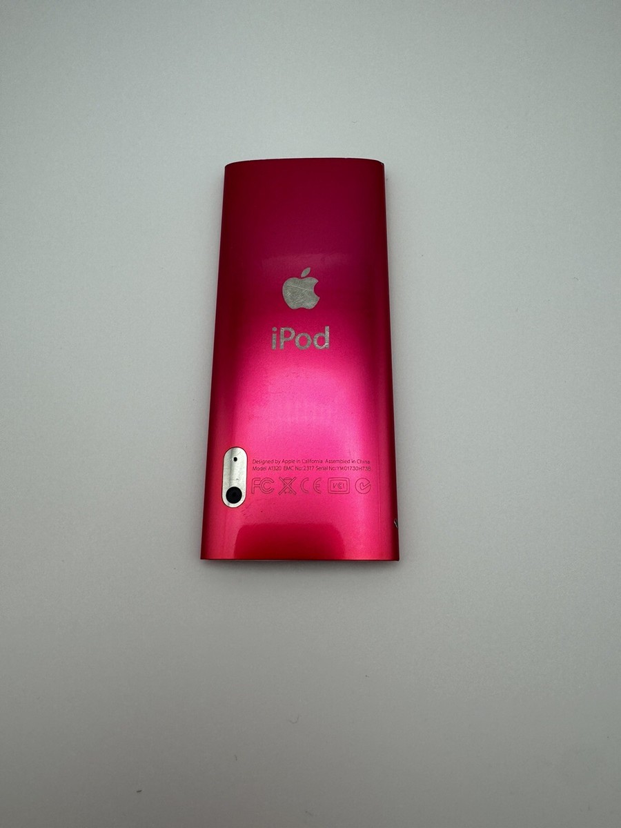 iPod nano5世代8GBピンクno.203バッテリー交換済、usb付き Apple iPod nano 5th Generation Pink (16GB) New Battery. New