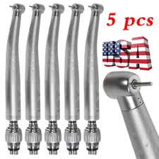 5 X GB4 Dental High Speed Handpiece Turbine +4 Hole Swivel Quick Coupler amp