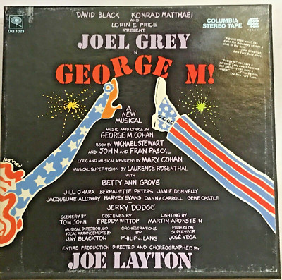 7-1/2ips  George M! Original Broadway Cast  Joel Gray   Reel Tape