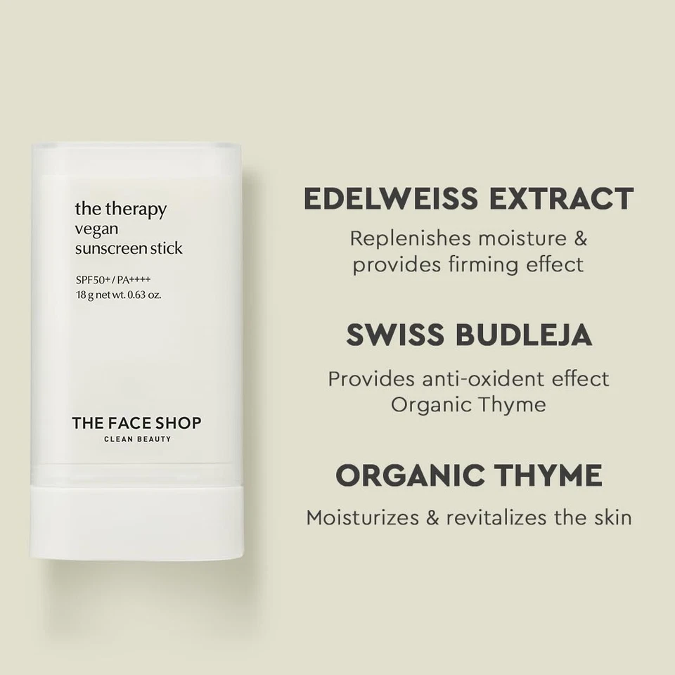 Protector solar en barra The Face Shop The Therapy SPF50+ PA++++ 100 g Foto 3 de 4