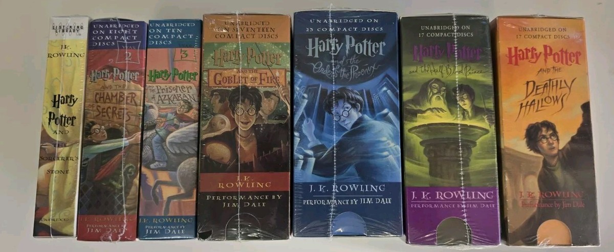 ハリー・ポッターCD 全巻セット Harry Potter Complete Collection CD Set JK Rowling & Narrated by