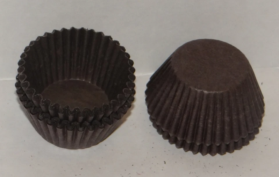 CANDY MOLDS N MORE #4 Brown Paper Candy Cups 1000 Pack Candy Making Supplies CP-1 NEW