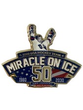 1980 Miracle on Ice 50th Anniversary  (1980-2030) Official Collectors  Pin