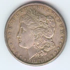 1878-CC U.S. MORGAN SILVER DOLLAR - KM#110 - KEY DATE - EXTRA FINE