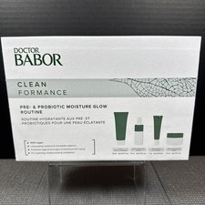 Babor Moisture Glow Set Pre  Probiotic Clean Cleanse Serum Eye Cream 4-Pcs NIB 