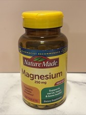 Nature Made Magnesium 250 Mg Exp April 2028