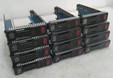 LOT OF 12: HP 651314-001 3.5" SATA SAS CADDY