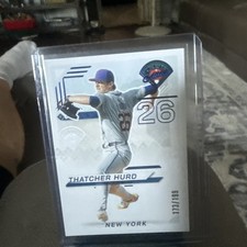 2025 Panini Prospect Edition Thatcher Hurd Ticket Stub Blue foil 173/199 Yankees