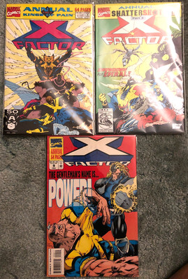 X-Factor Annuals #6, 7 & 9, Marvel Comics, MCU Copper Age