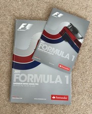 BRITISH GRAND PRIX FORMULA ONE F1 2011 SILVERSTONE  Programme and Race Card etc 