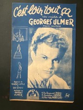 Sheet Music Small Format C'EST LOIN TOUT CA - GEORGES ULMER Piano Accordion