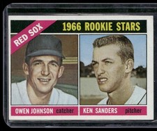 1966 Topps #356 Red Sox 1966 Rookie Stars (Owen Johnson / Ken Sanders)