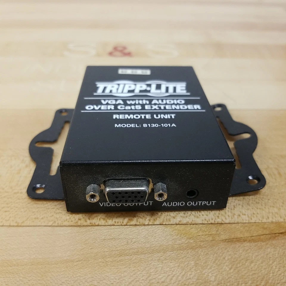 Tripp Lite B130-101A VGA Over Cat 5 Extender With Audio Remote Unit - USED - Image 3 of 4