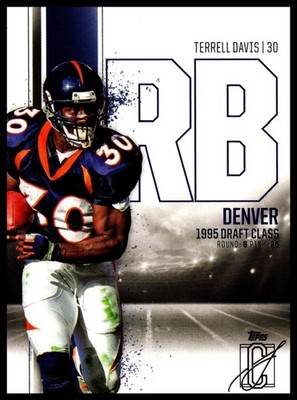 2024 Topps Signature Class #14 Terrell Davis