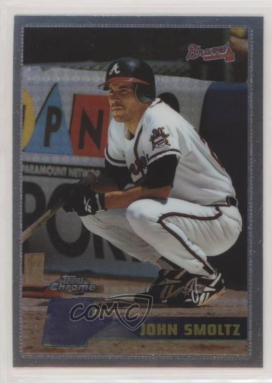 1996 Topps Chrome John Smoltz #59 HOF 0b7